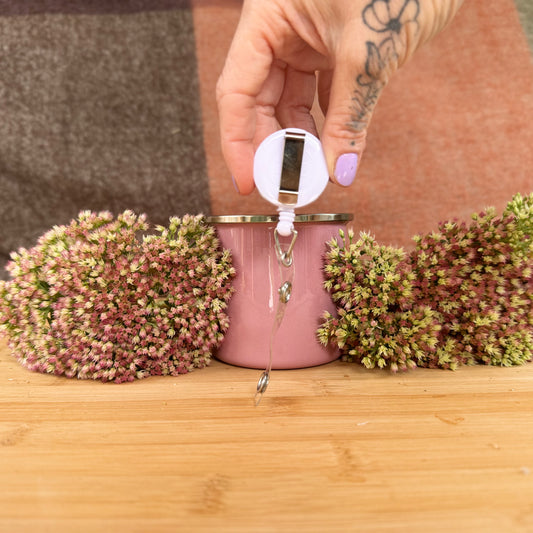 Ausweishalter mit Jojo/ Badge Reel " Eis 2"