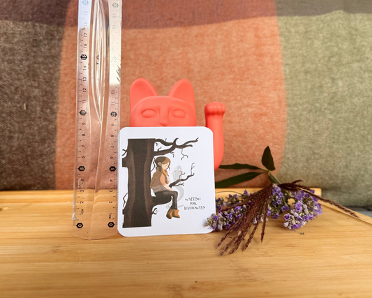 Waiting for Halloween Mini Art Print