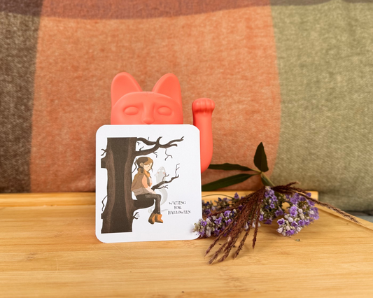 Waiting for Halloween Mini Art Print